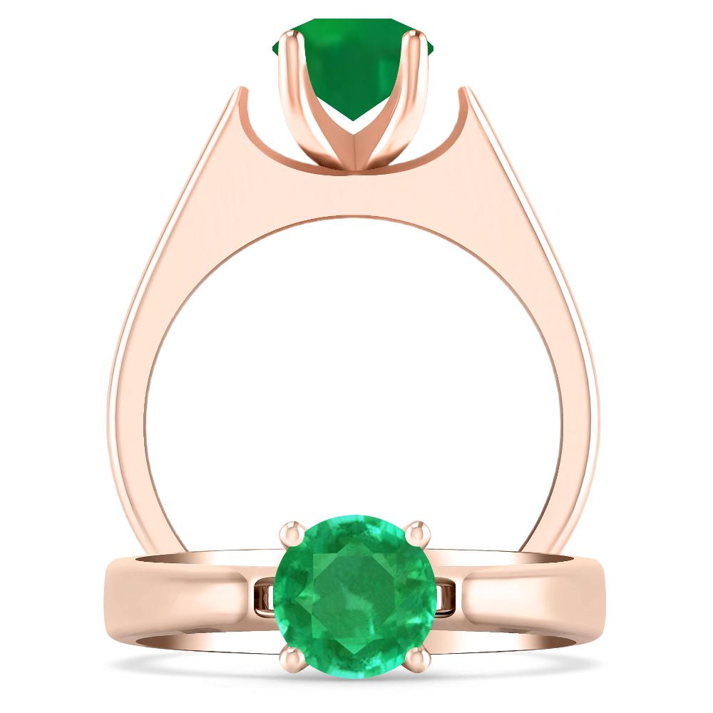 Rose Gold - Emerald