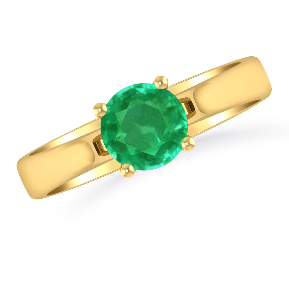 Yellow Gold - Emerald