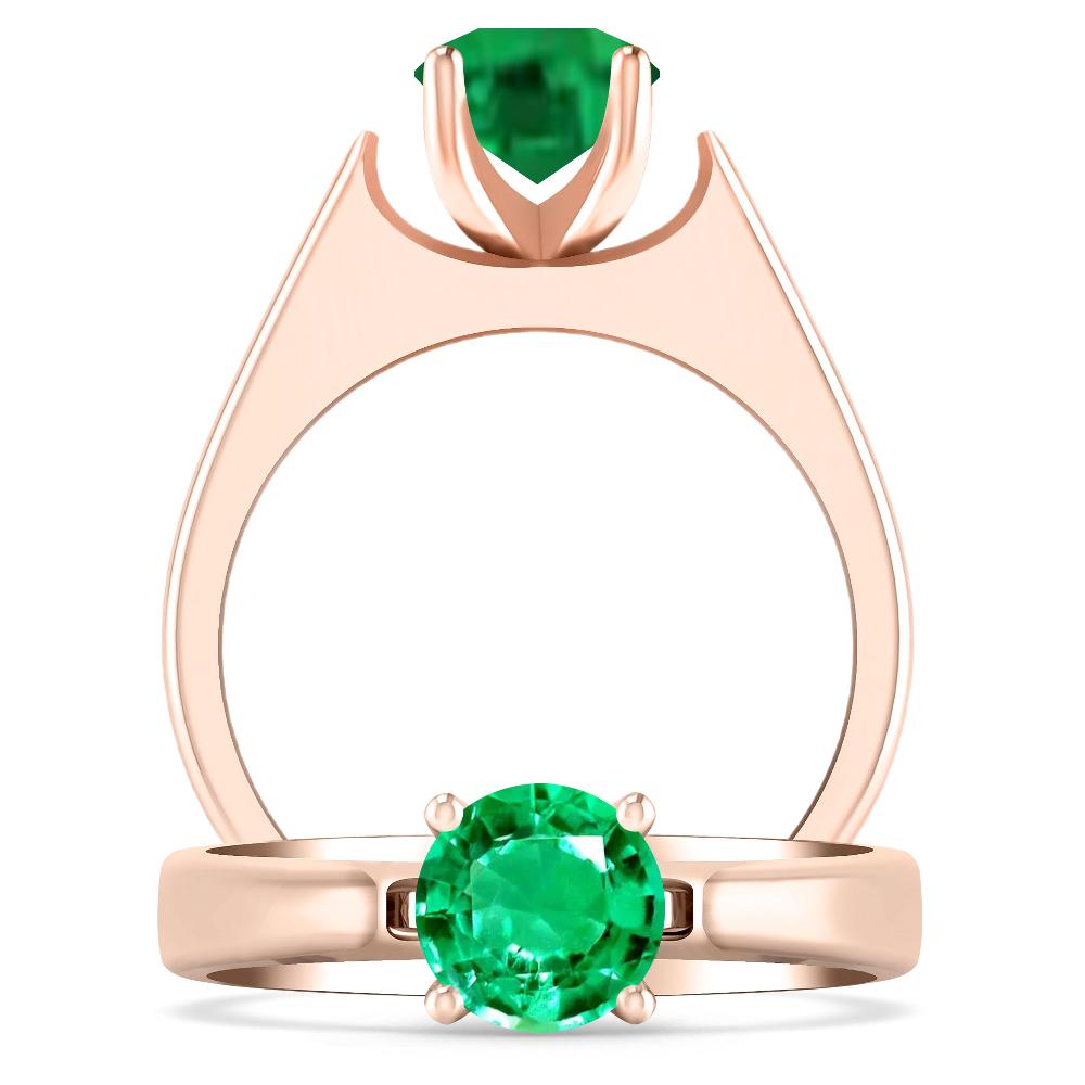 Rose Gold - Emerald