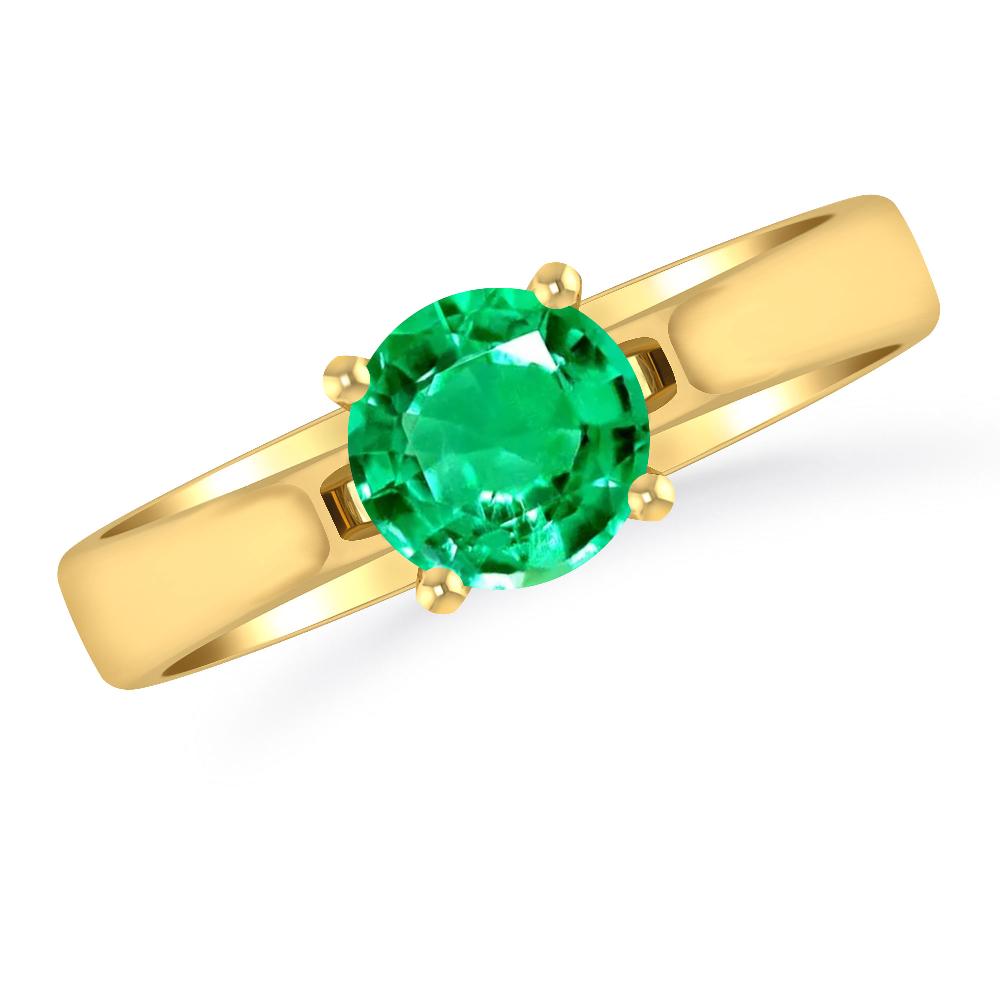 Yellow Gold - Emerald