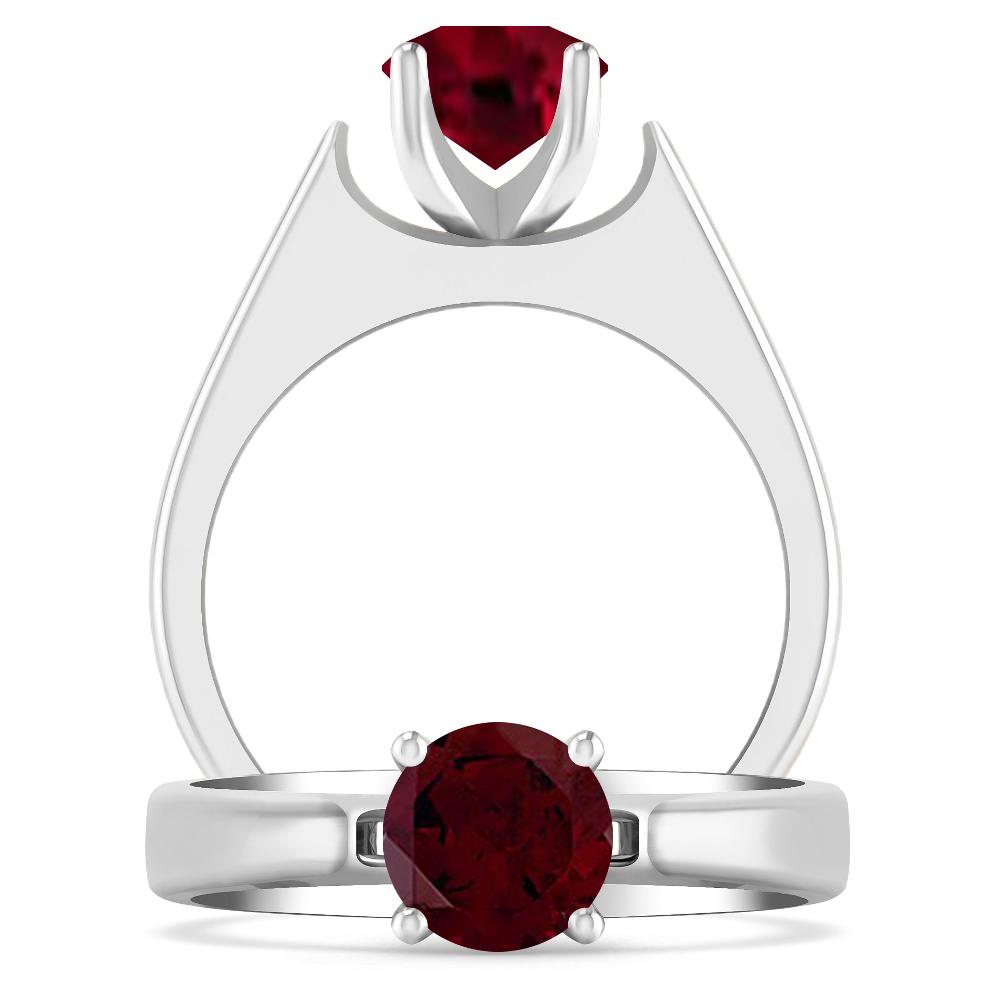 White Gold - Garnet