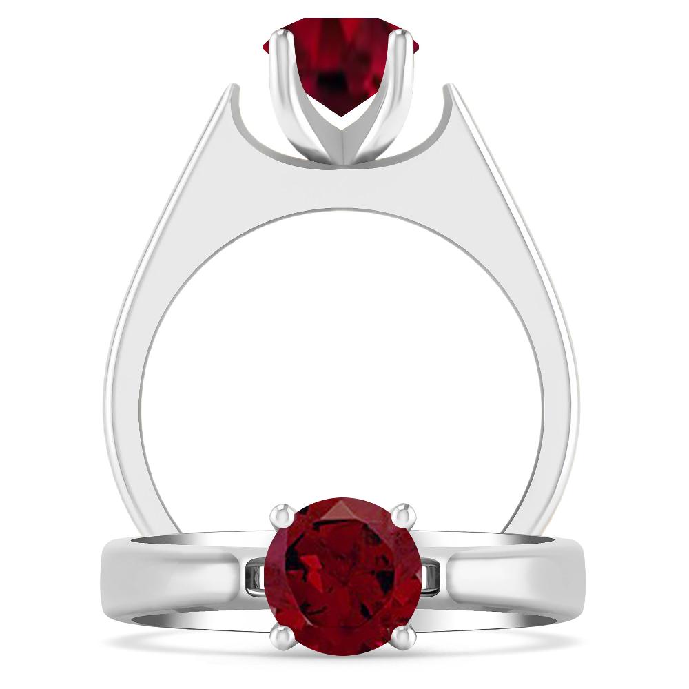 White Gold - Garnet