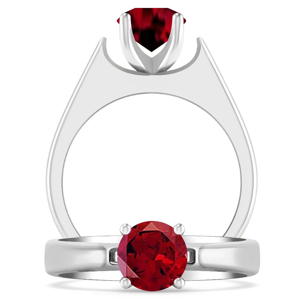 White Gold - Garnet