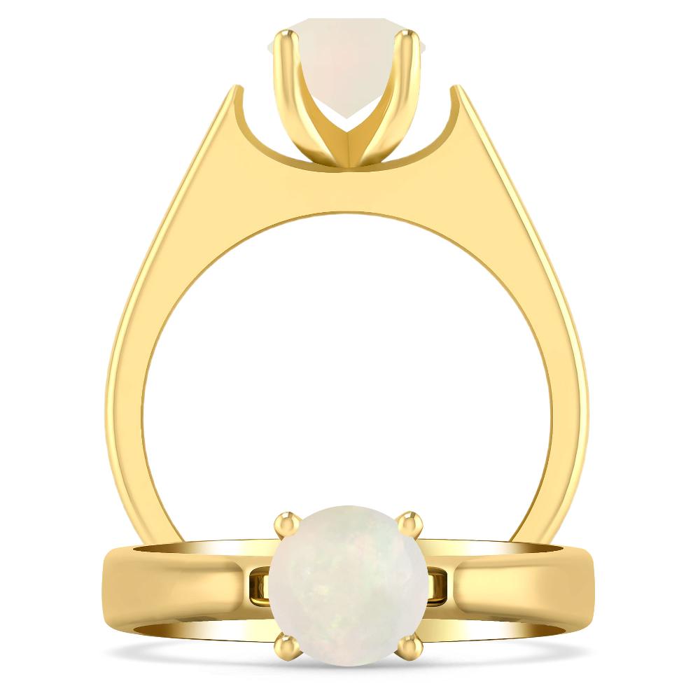 Yellow Gold - Opal