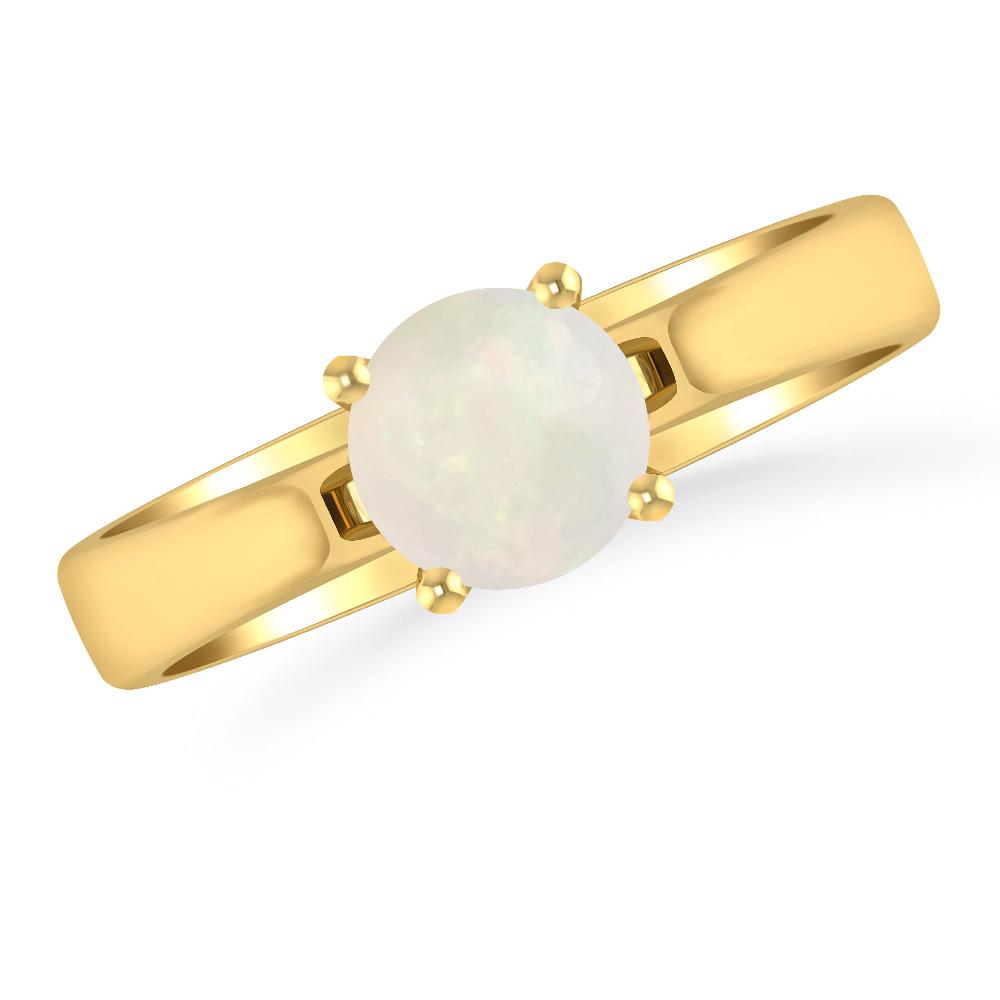 Yellow Gold - Opal