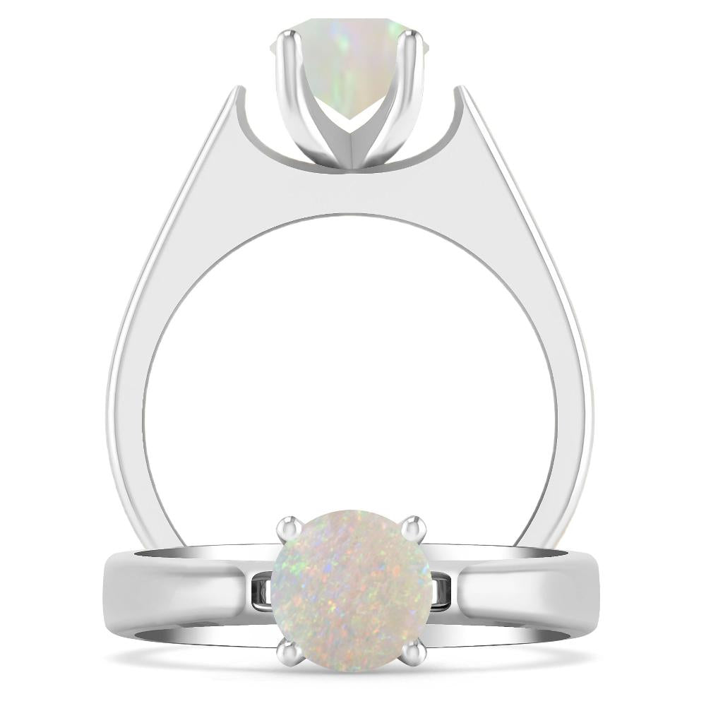 White Gold - Opal