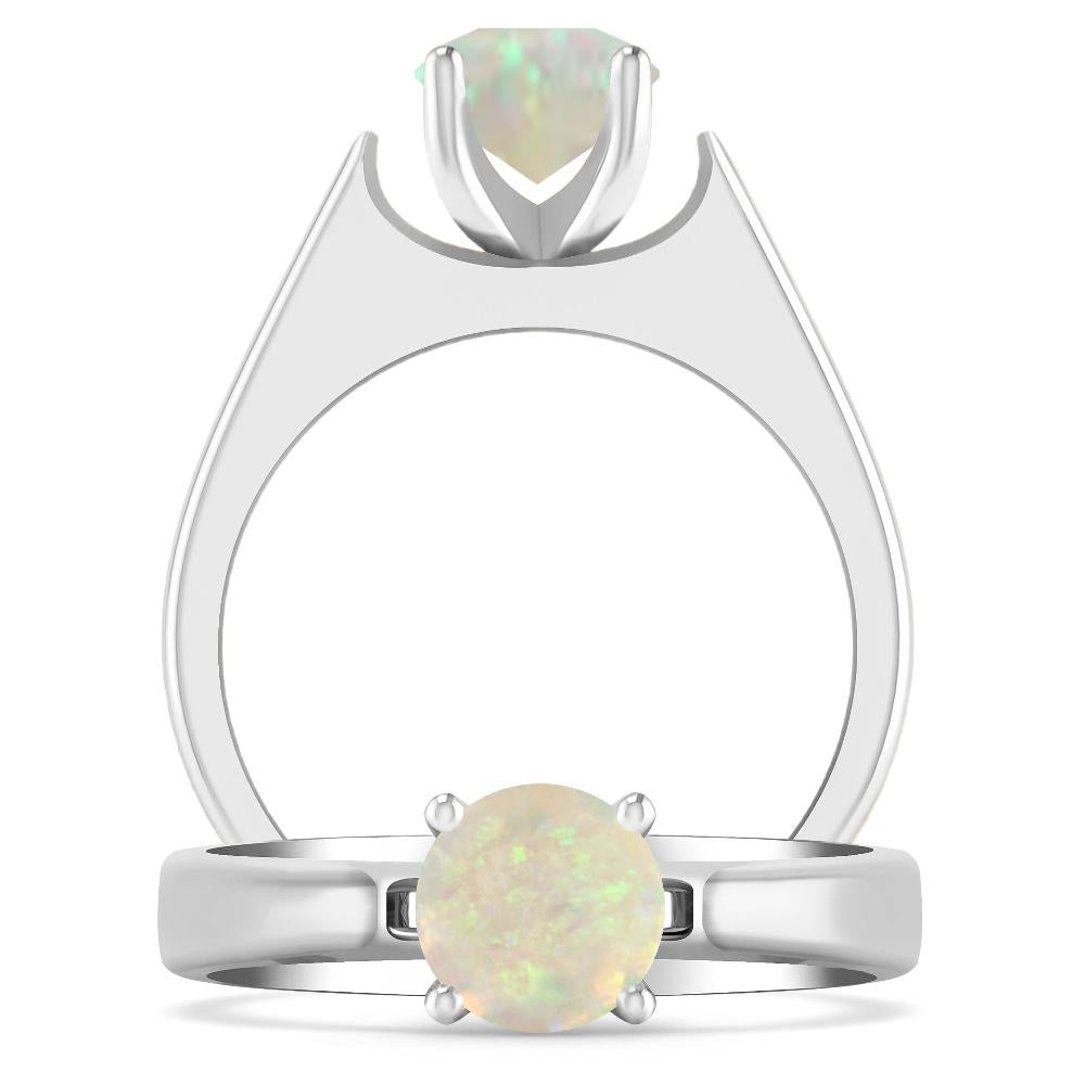 White Gold - Opal