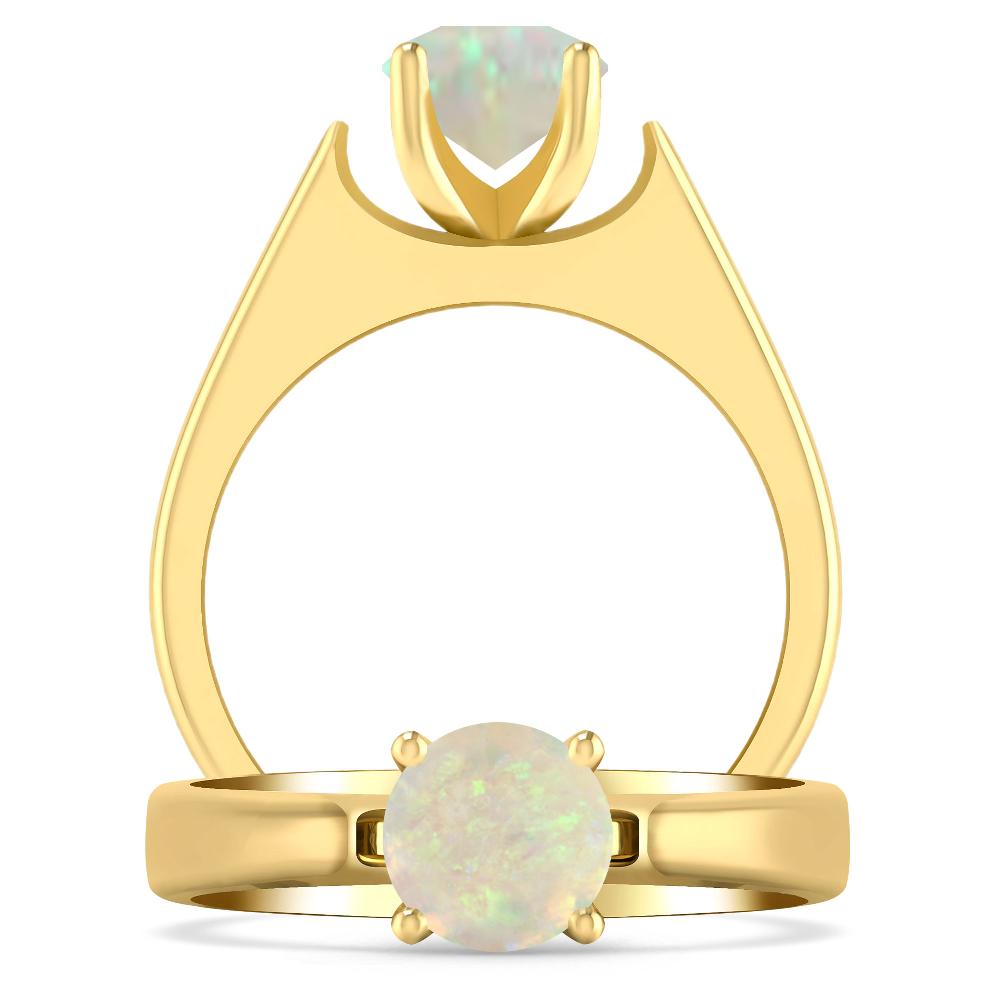 Yellow Gold - Opal