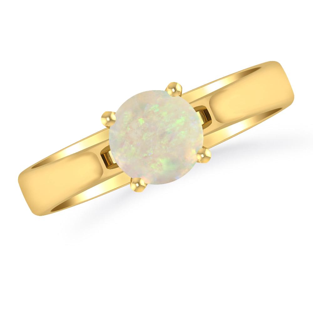 Yellow Gold - Opal