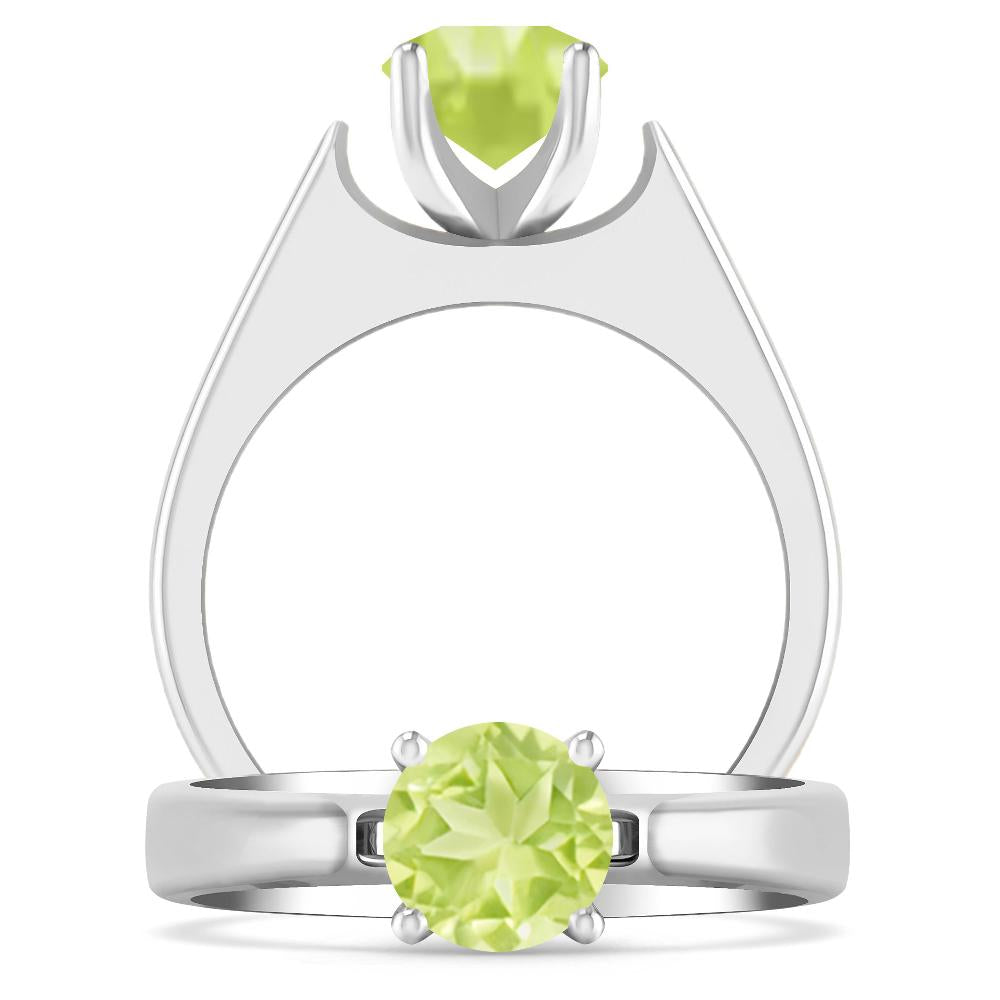 White Gold - Peridot