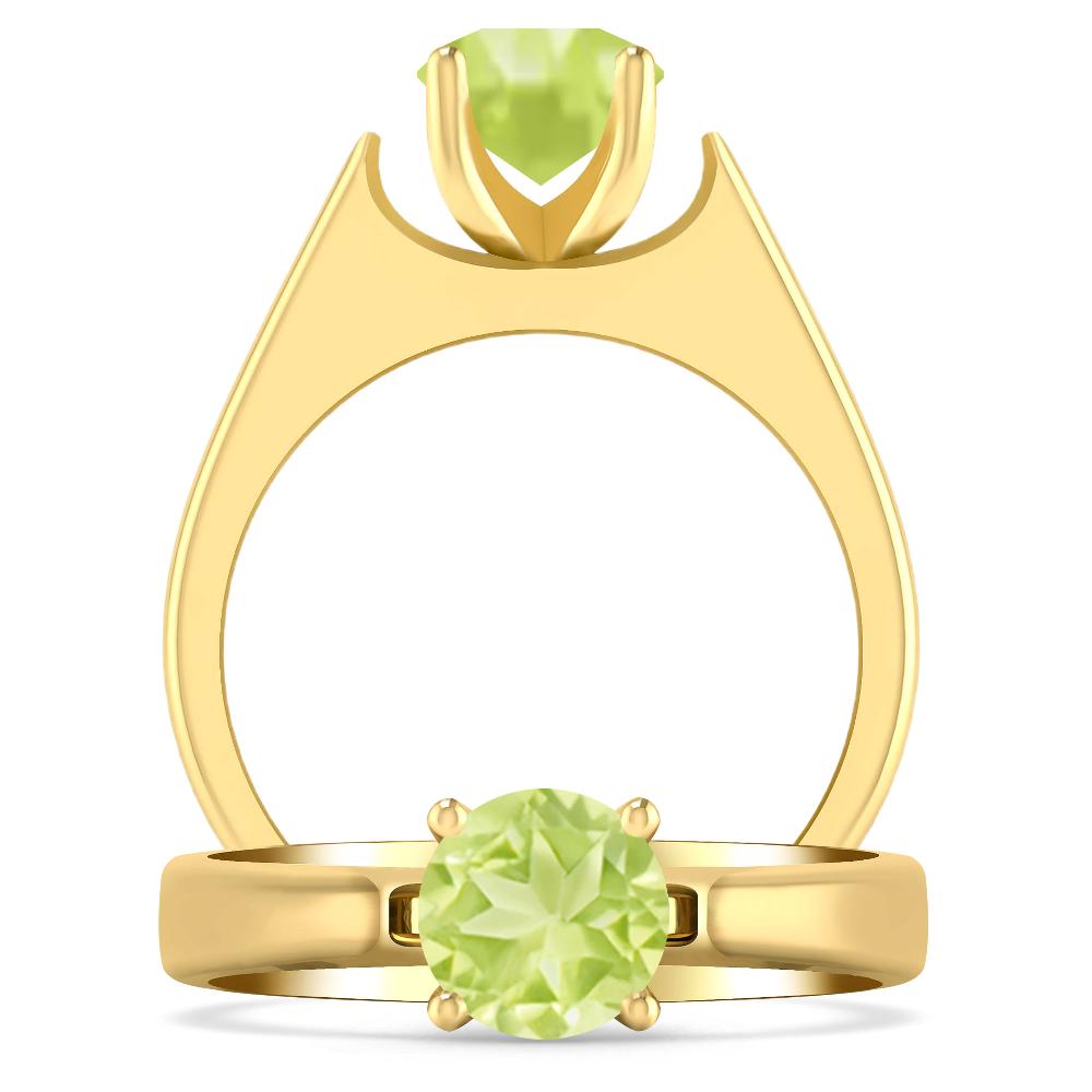 Yellow Gold - Peridot