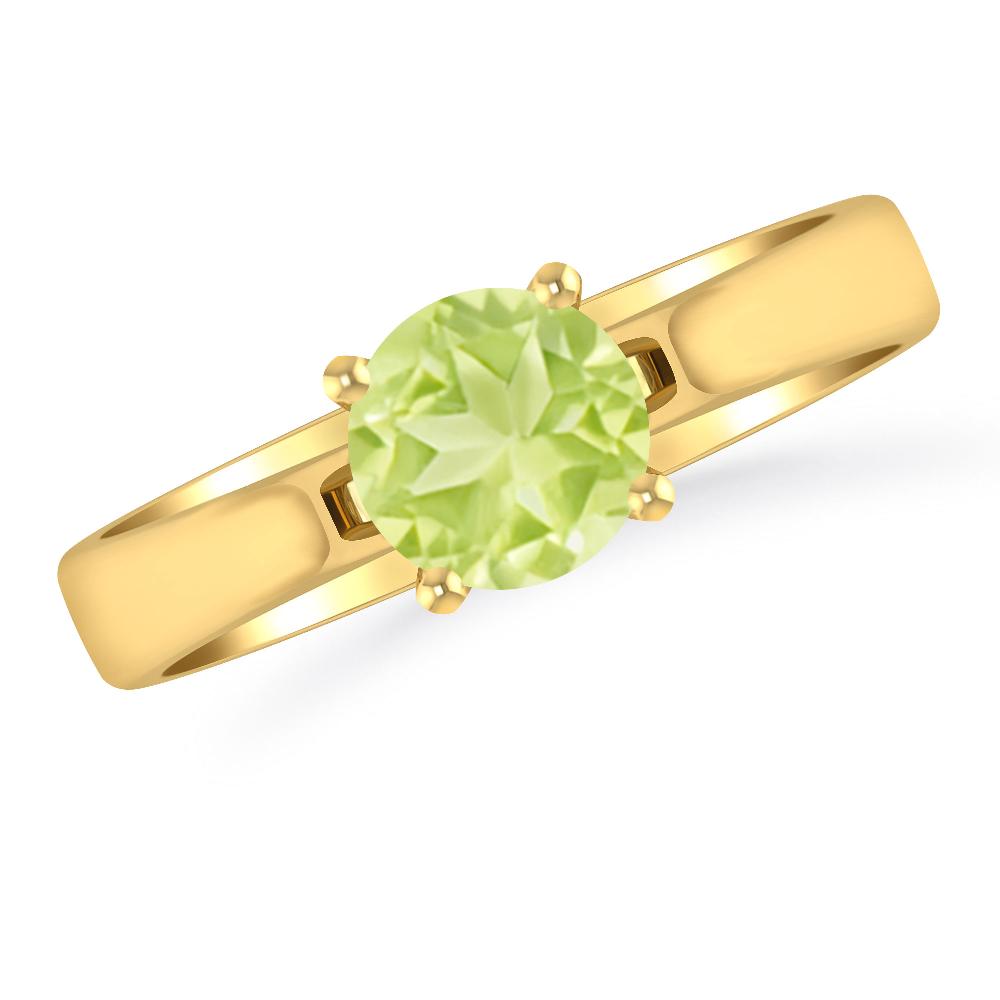 Yellow Gold - Peridot