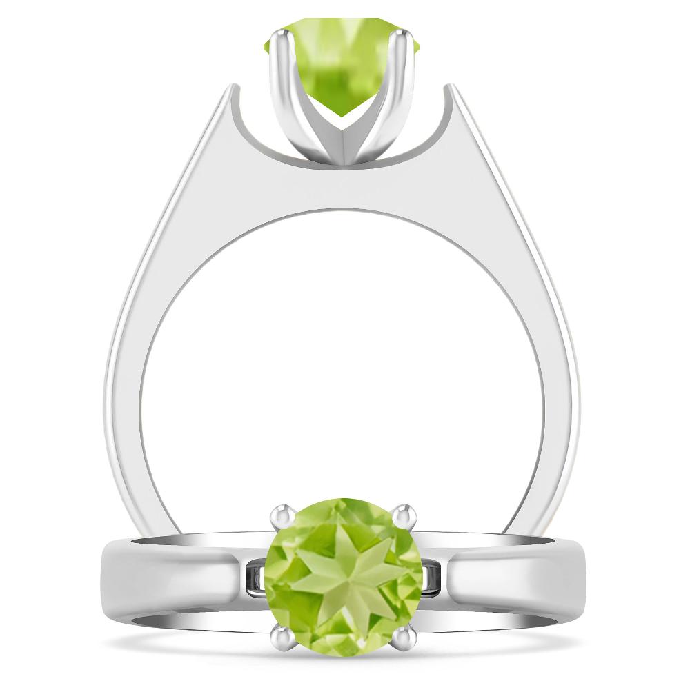 White Gold - Peridot