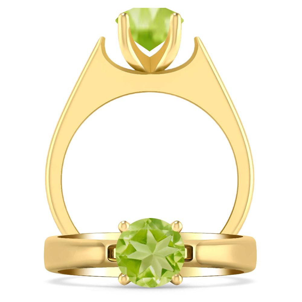 Yellow Gold - Peridot