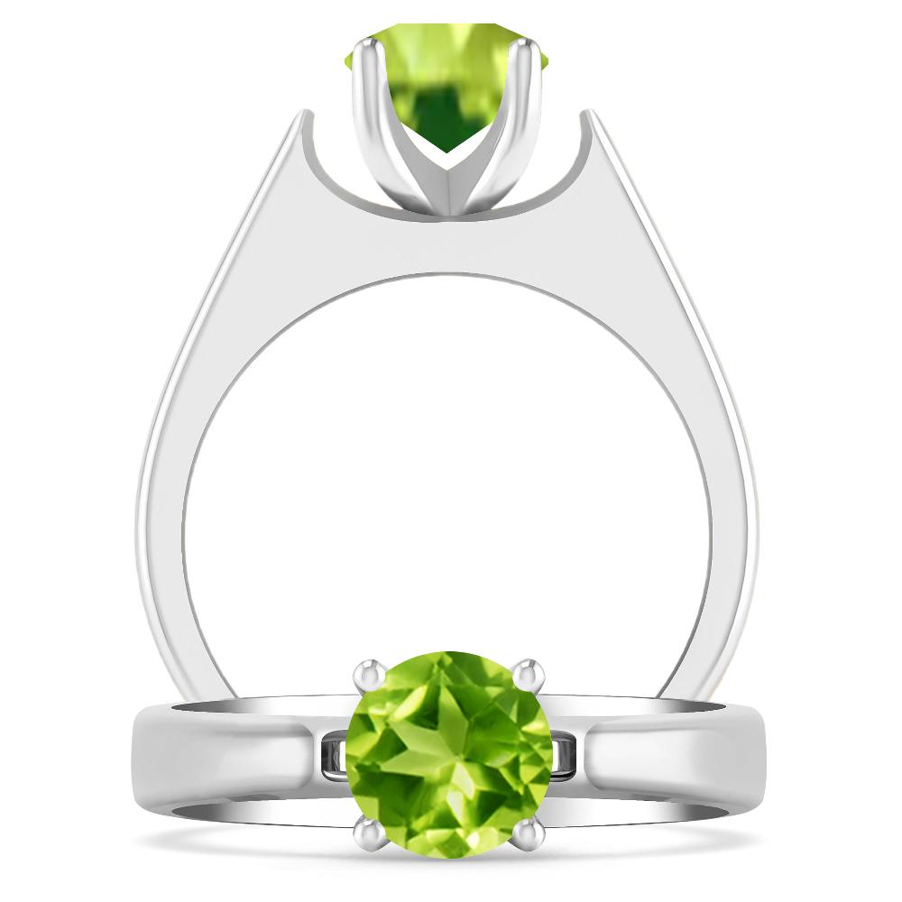 White Gold - Peridot