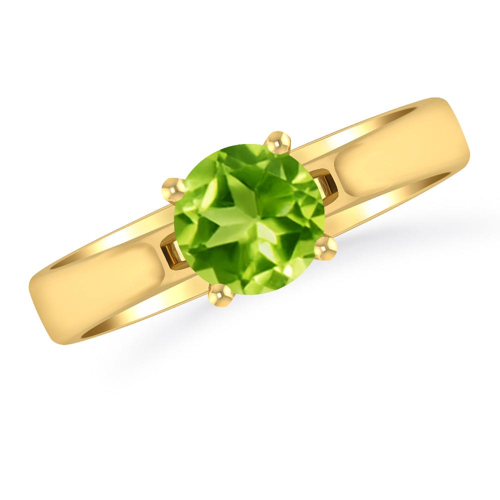 Yellow Gold - Peridot