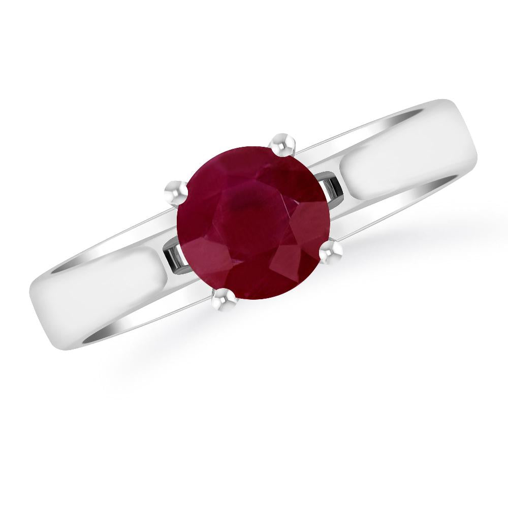 White Gold - Ruby