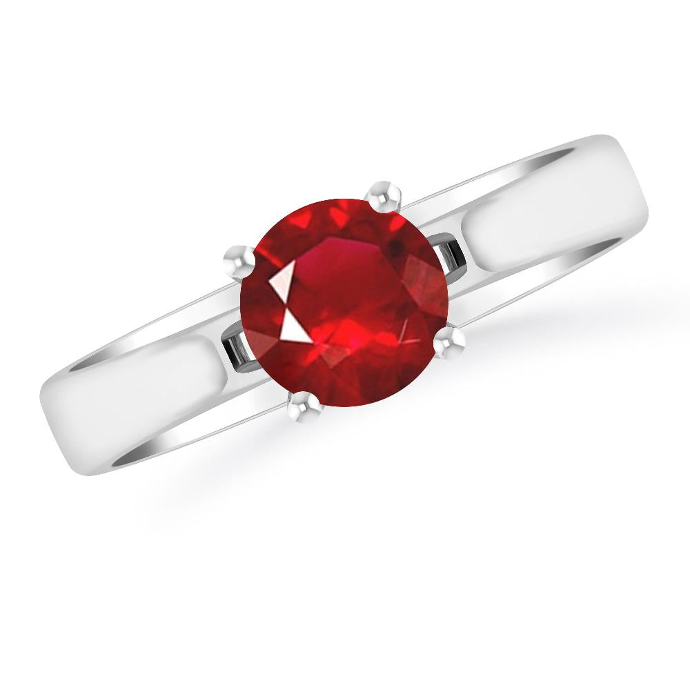 White Gold - Ruby