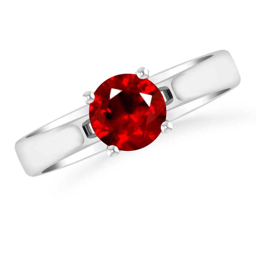 White Gold - Ruby