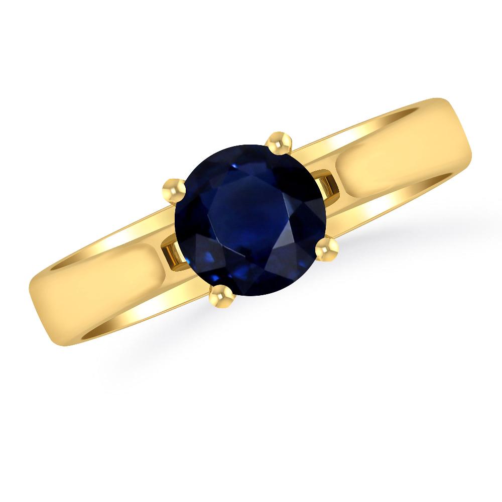 Yellow Gold - Sapphire