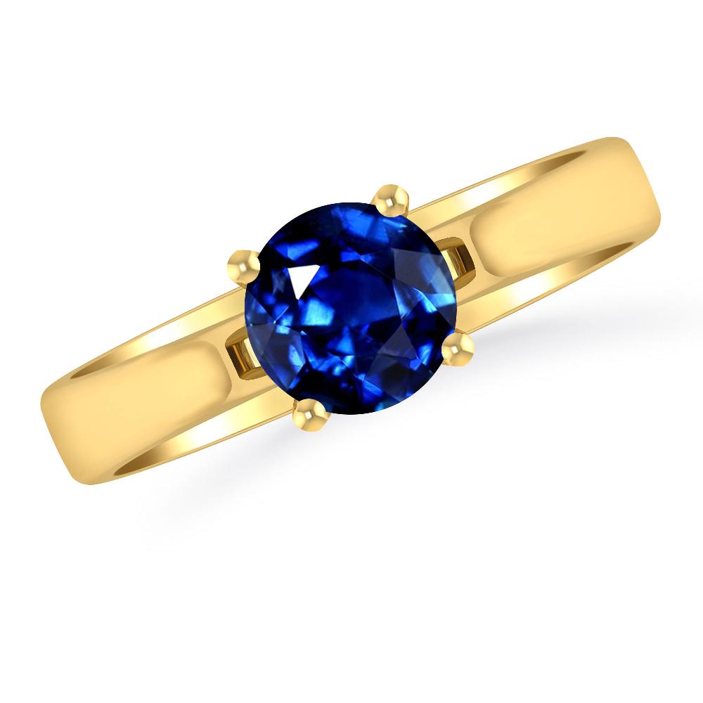 Yellow Gold - Sapphire