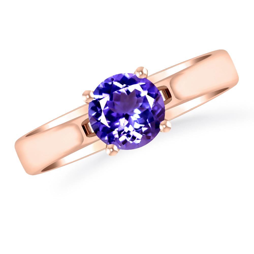 Rose Gold - Tanzanite