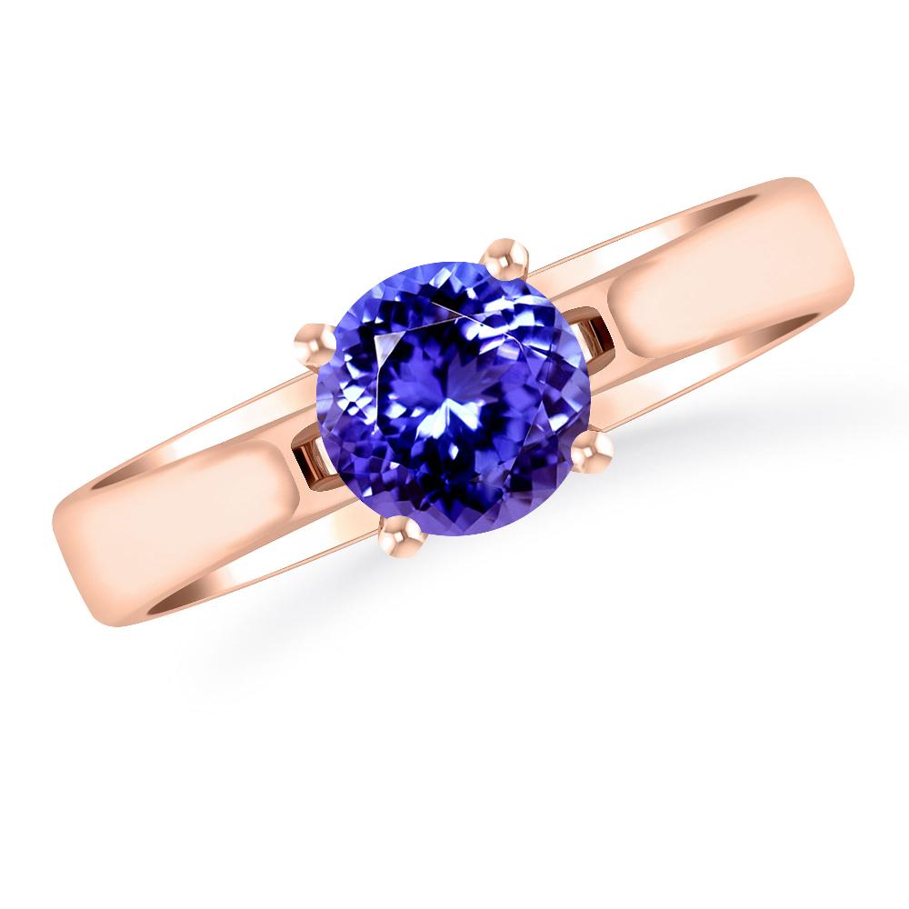 Rose Gold - Tanzanite