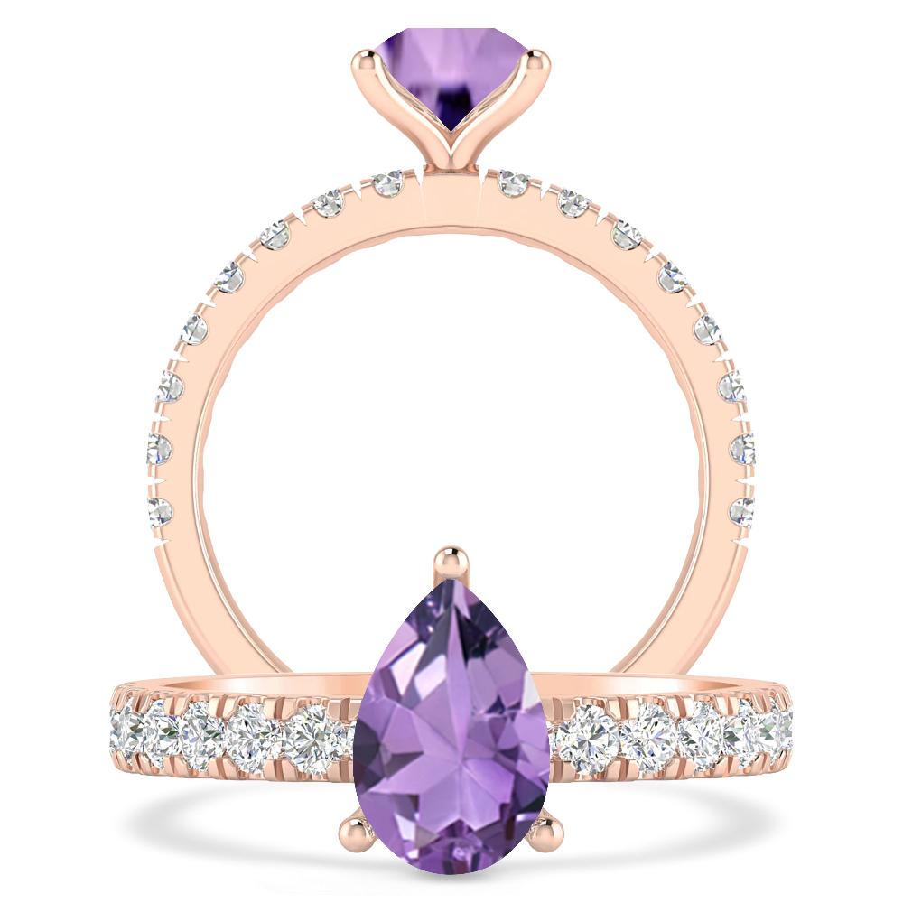 Rose Gold - Amethyst