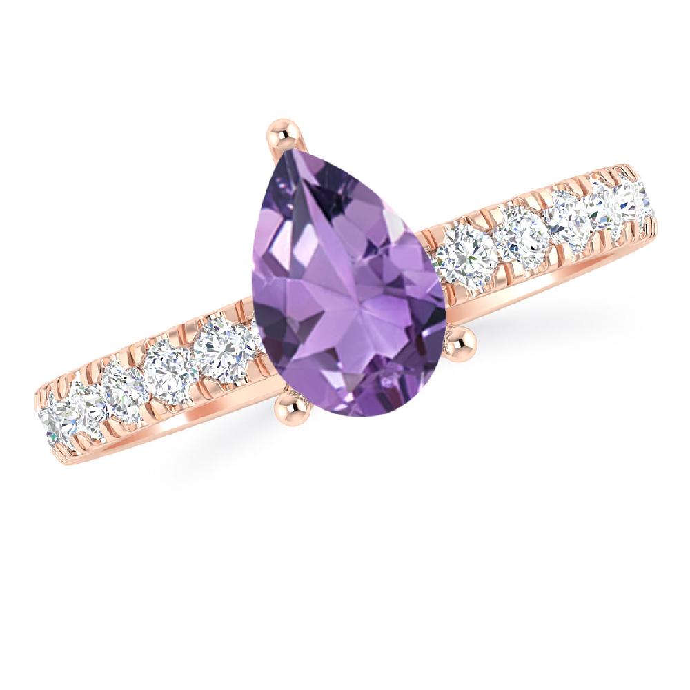 Rose Gold - Amethyst