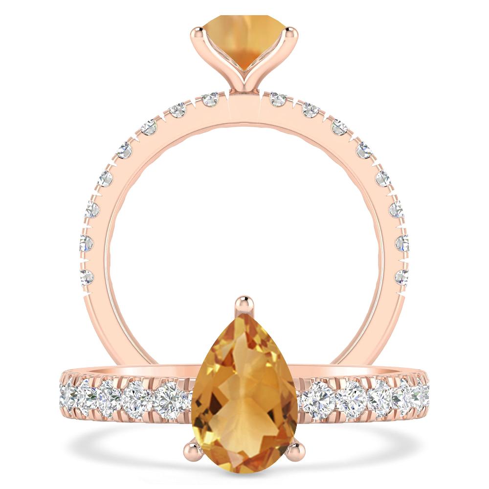 Rose Gold - Citrine