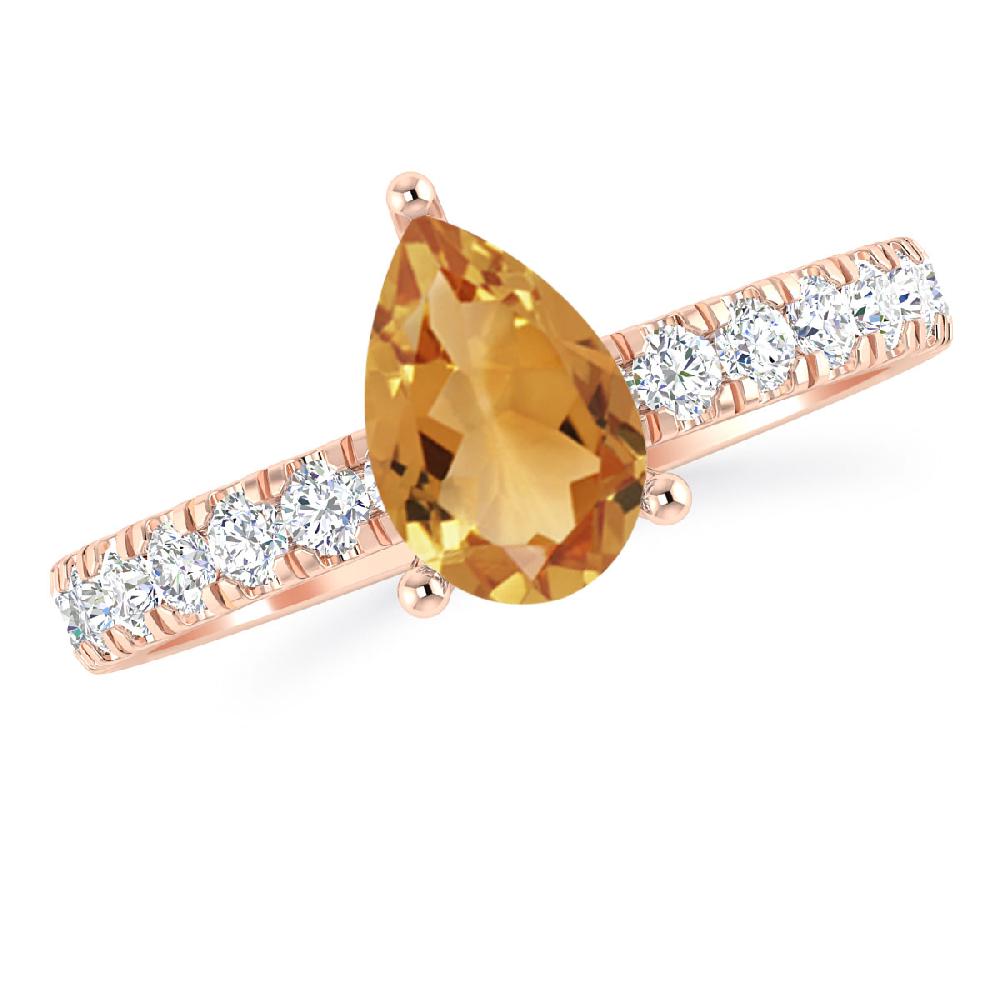 Rose Gold - Citrine