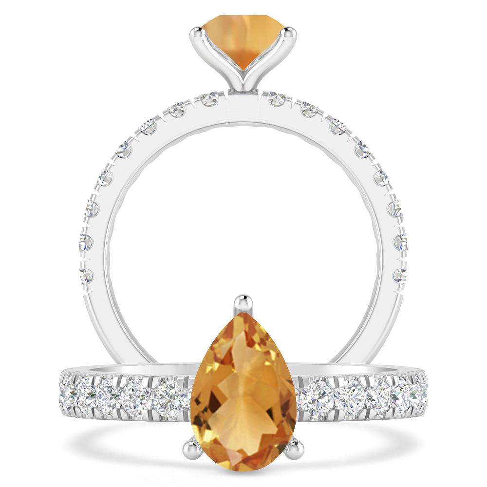 White Gold - Citrine