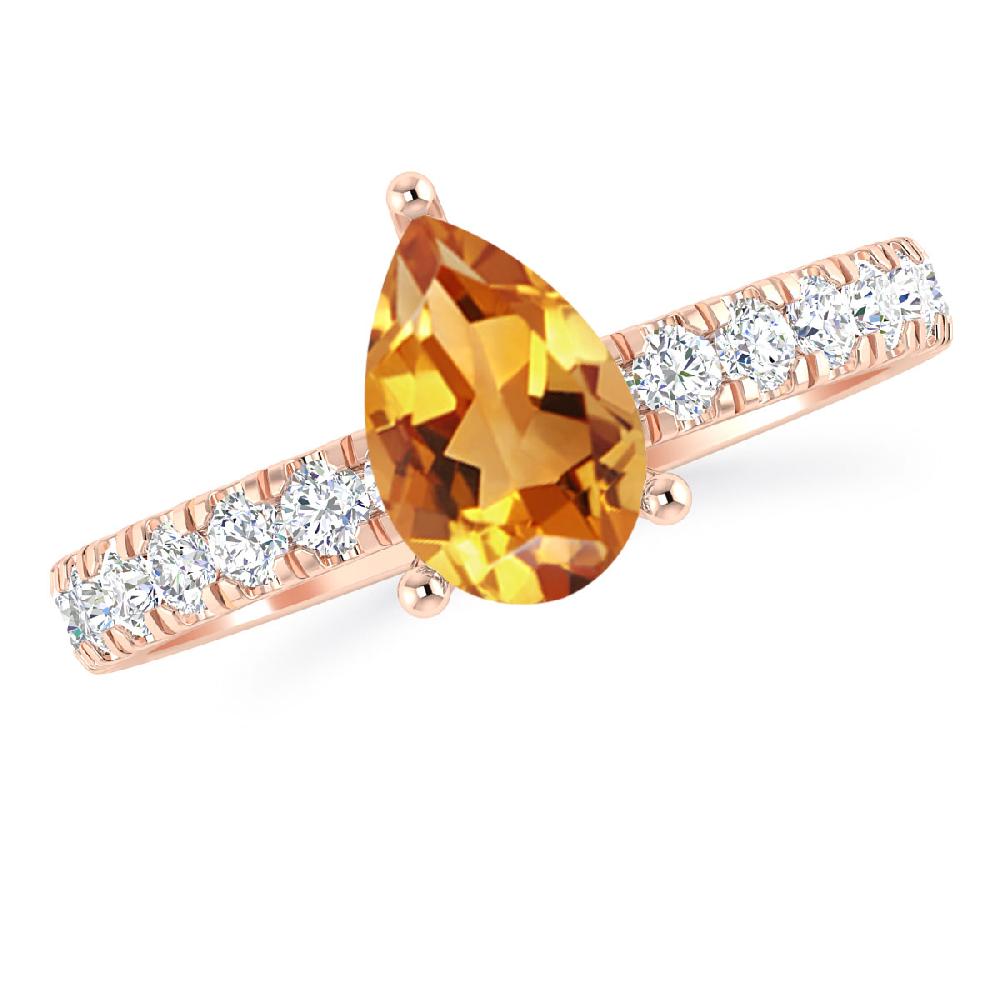 Rose Gold - Citrine