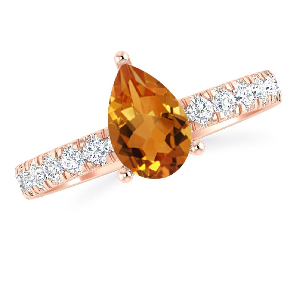 Rose Gold - Citrine