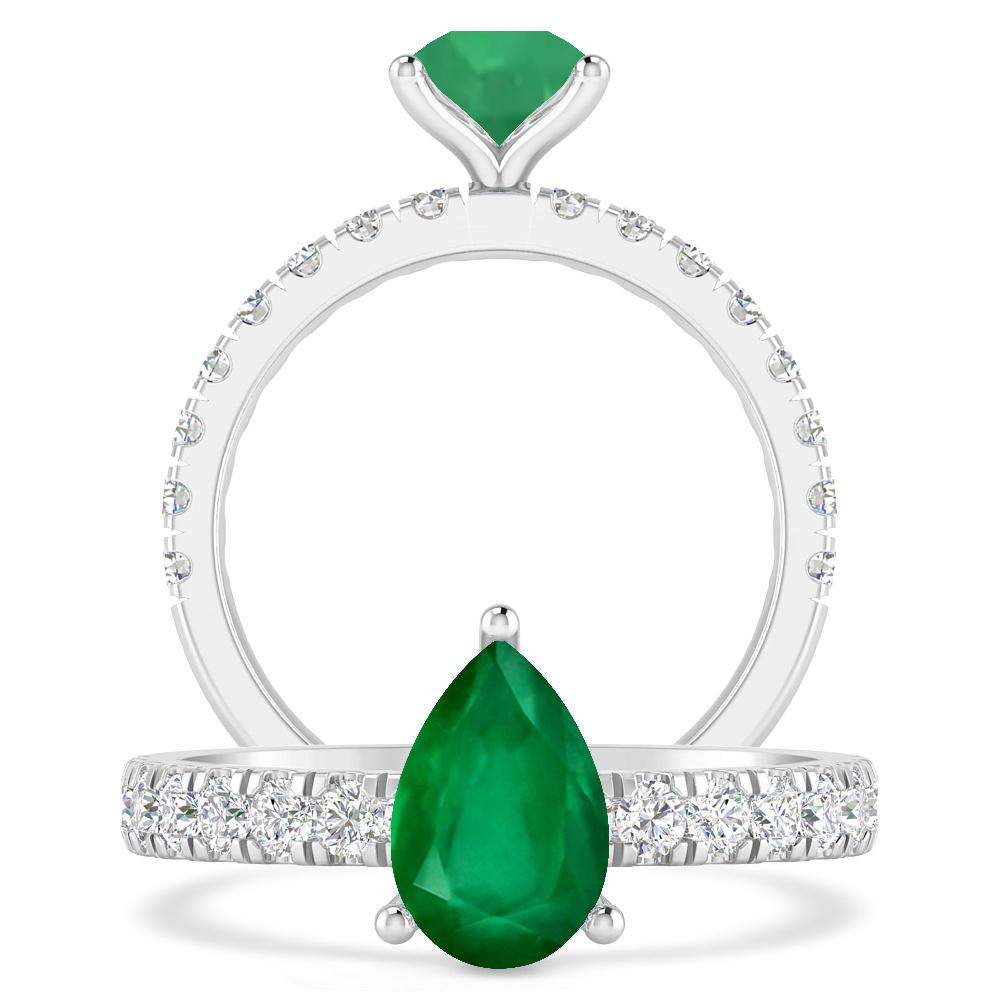 White Gold - Emerald