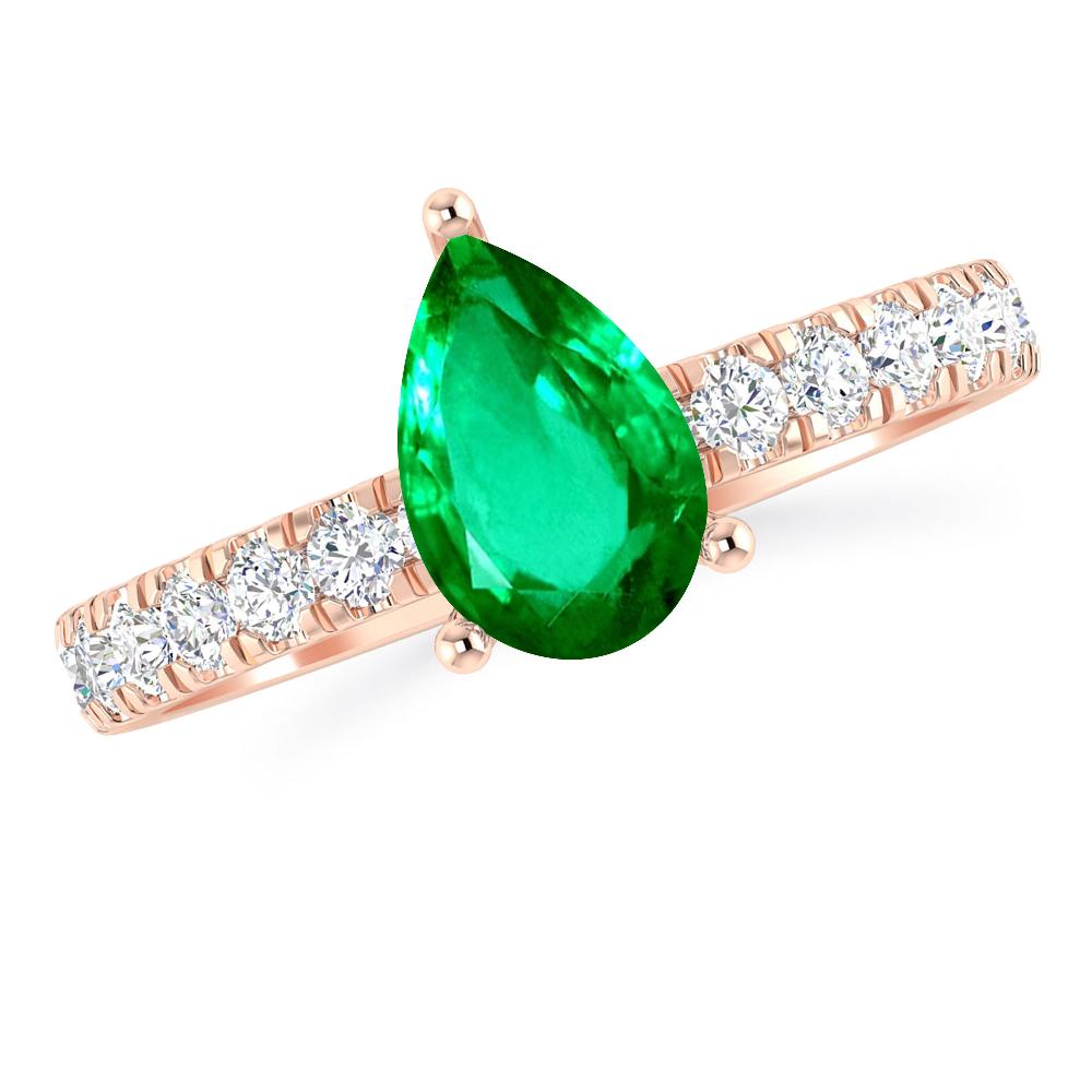 Rose Gold - Emerald