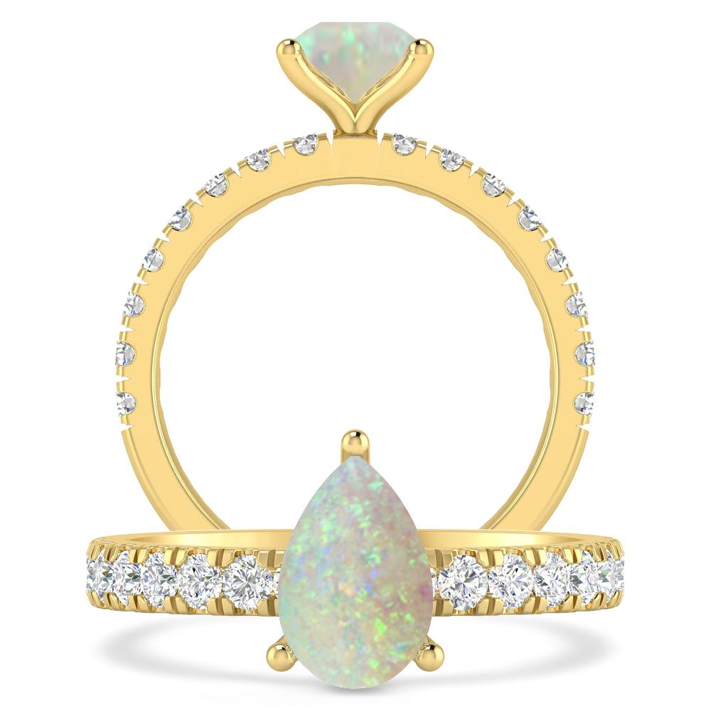 Yellow Gold - Opal