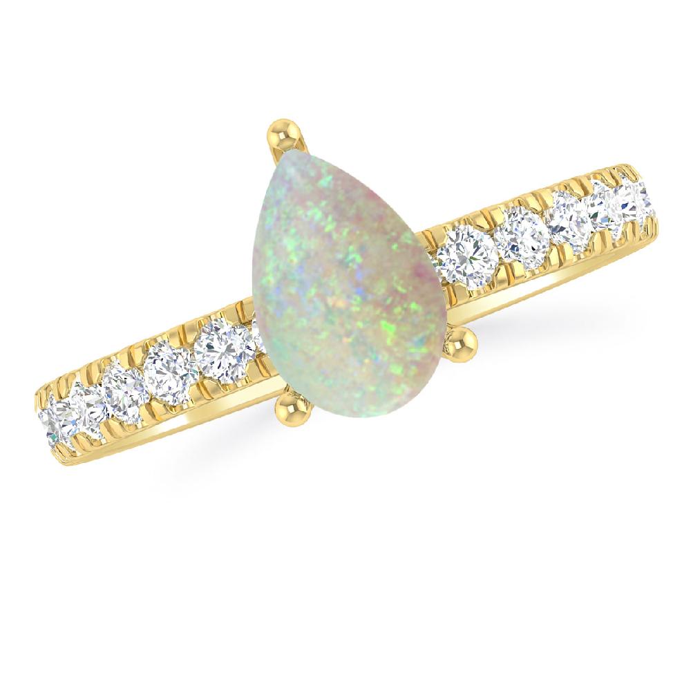 Yellow Gold - Opal