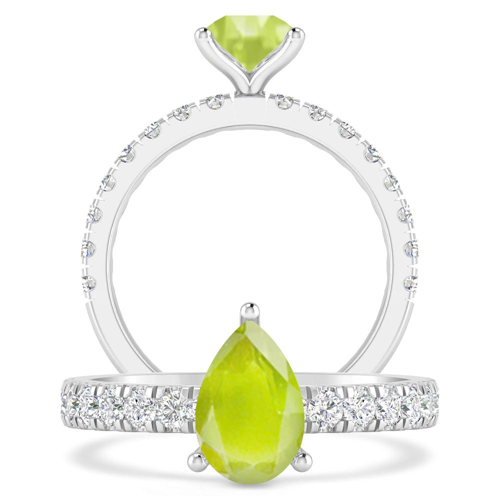 White Gold - Peridot