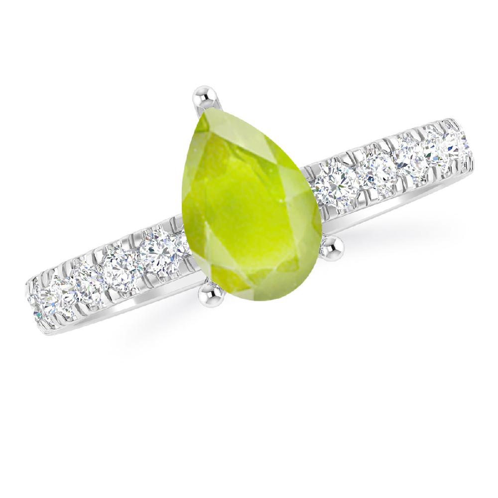 White Gold - Peridot