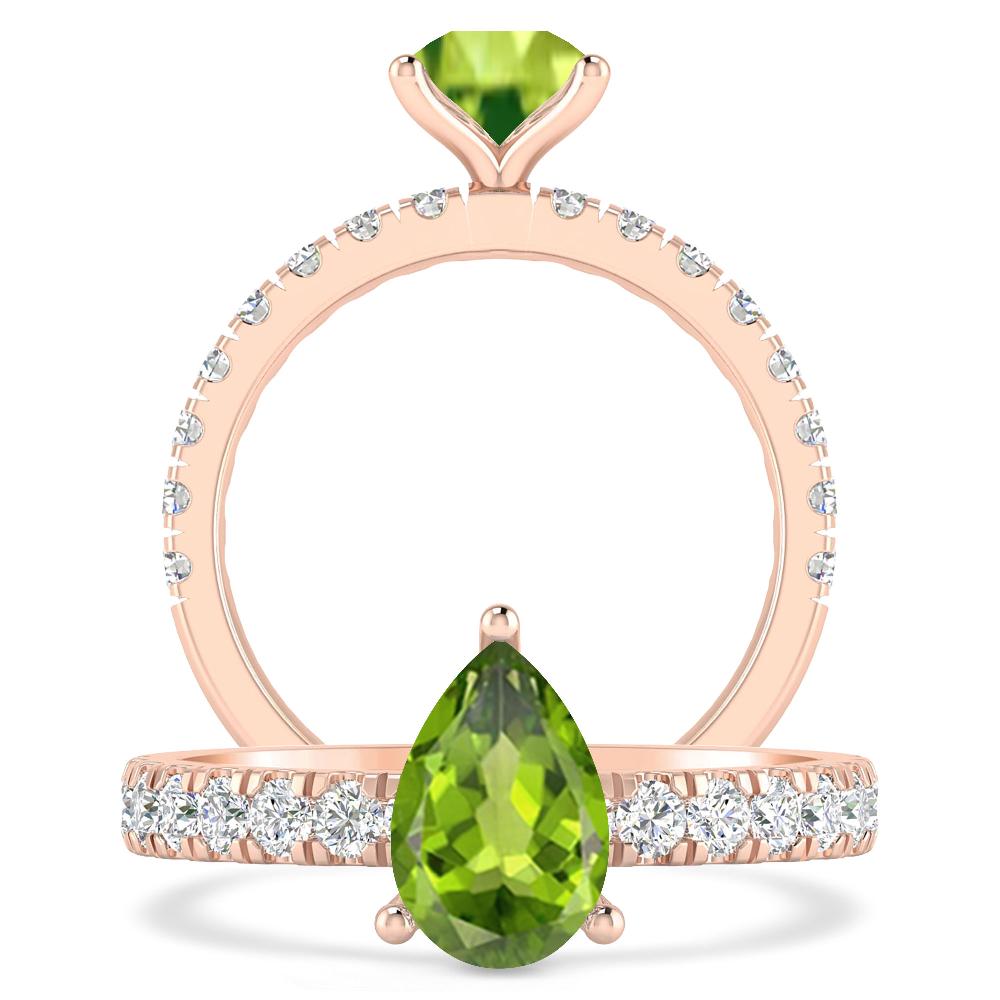 Rose Gold - Peridot