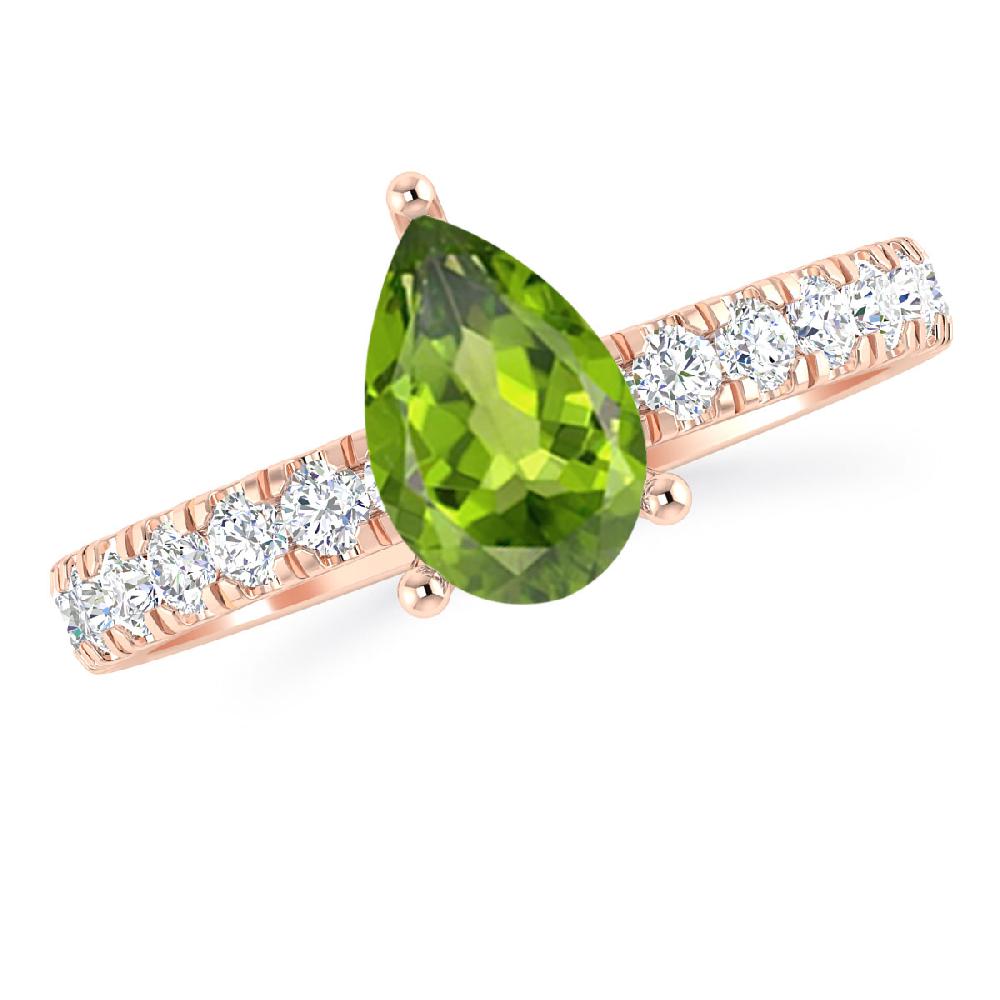 Rose Gold - Peridot