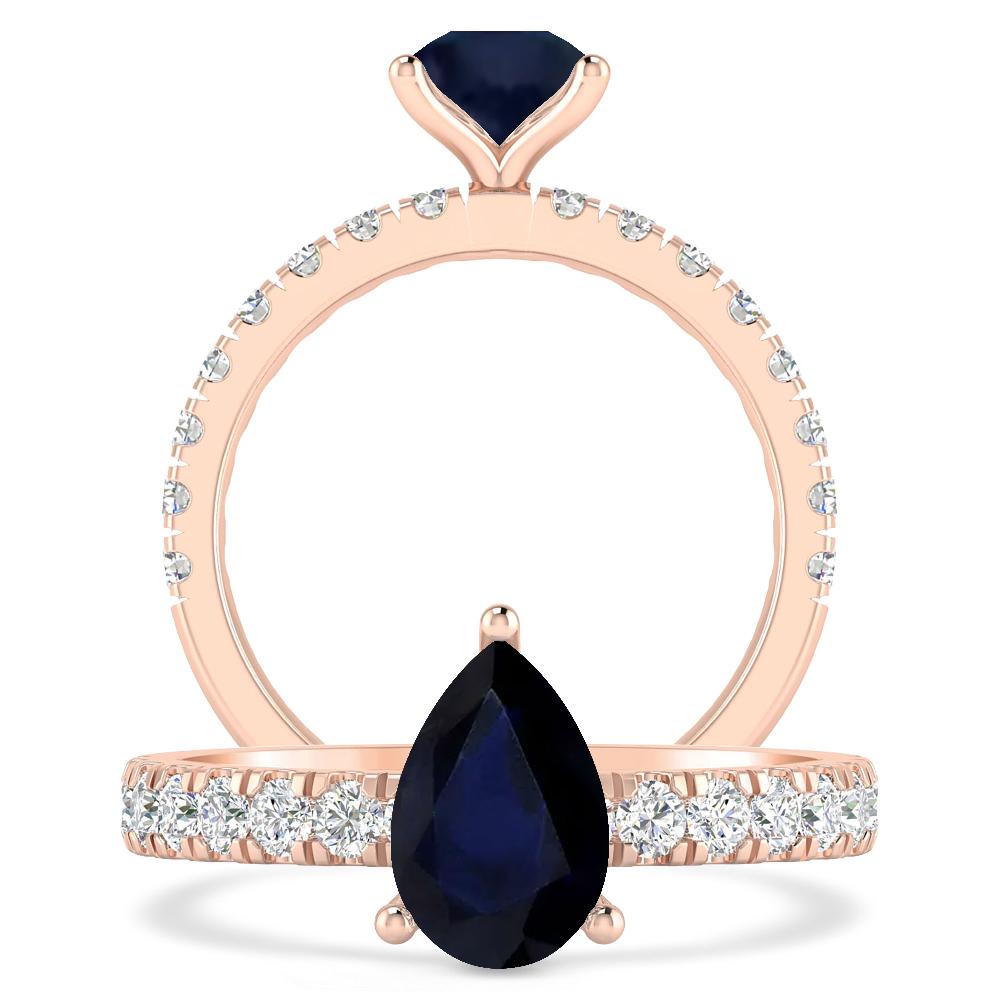 Rose Gold - Sapphire