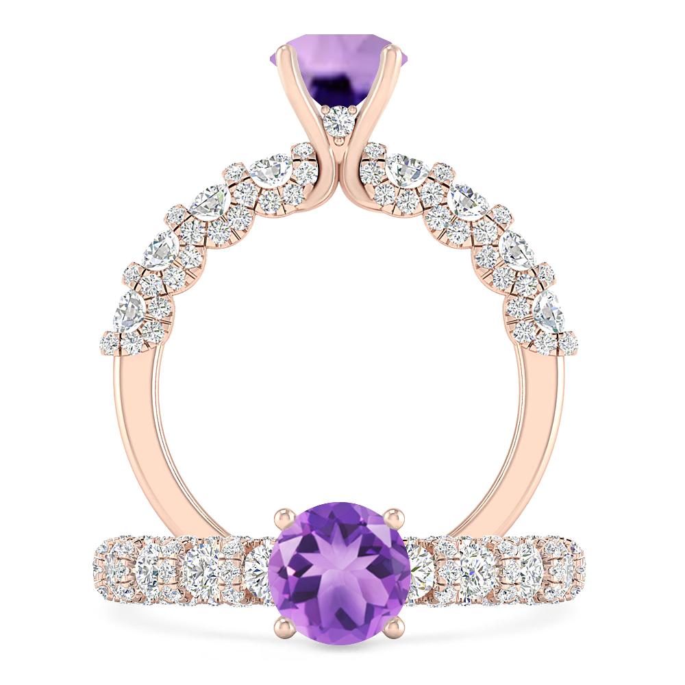 Rose Gold - Amethyst