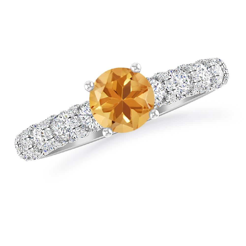 White Gold - Citrine