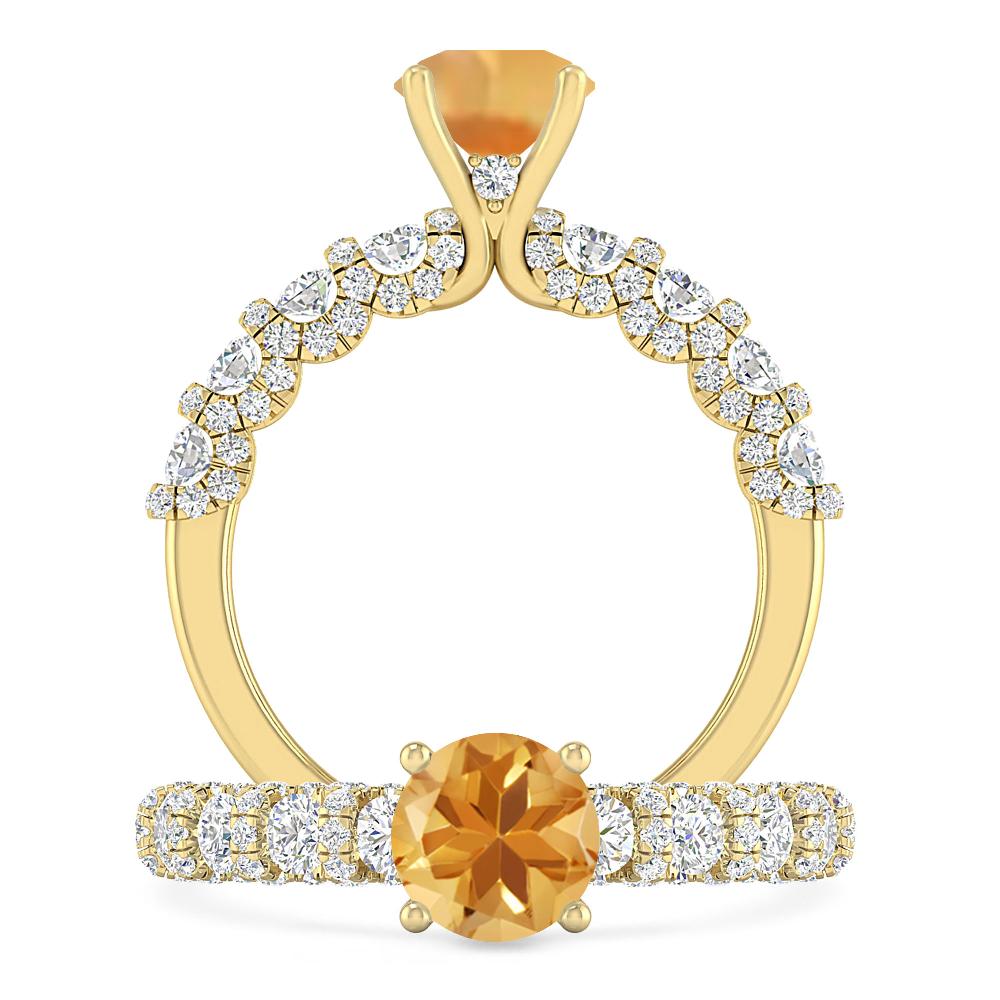 Yellow Gold - Citrine