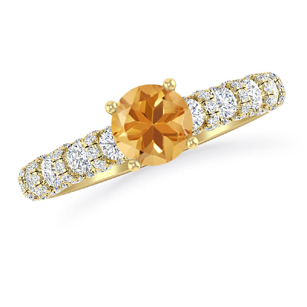 Yellow Gold - Citrine