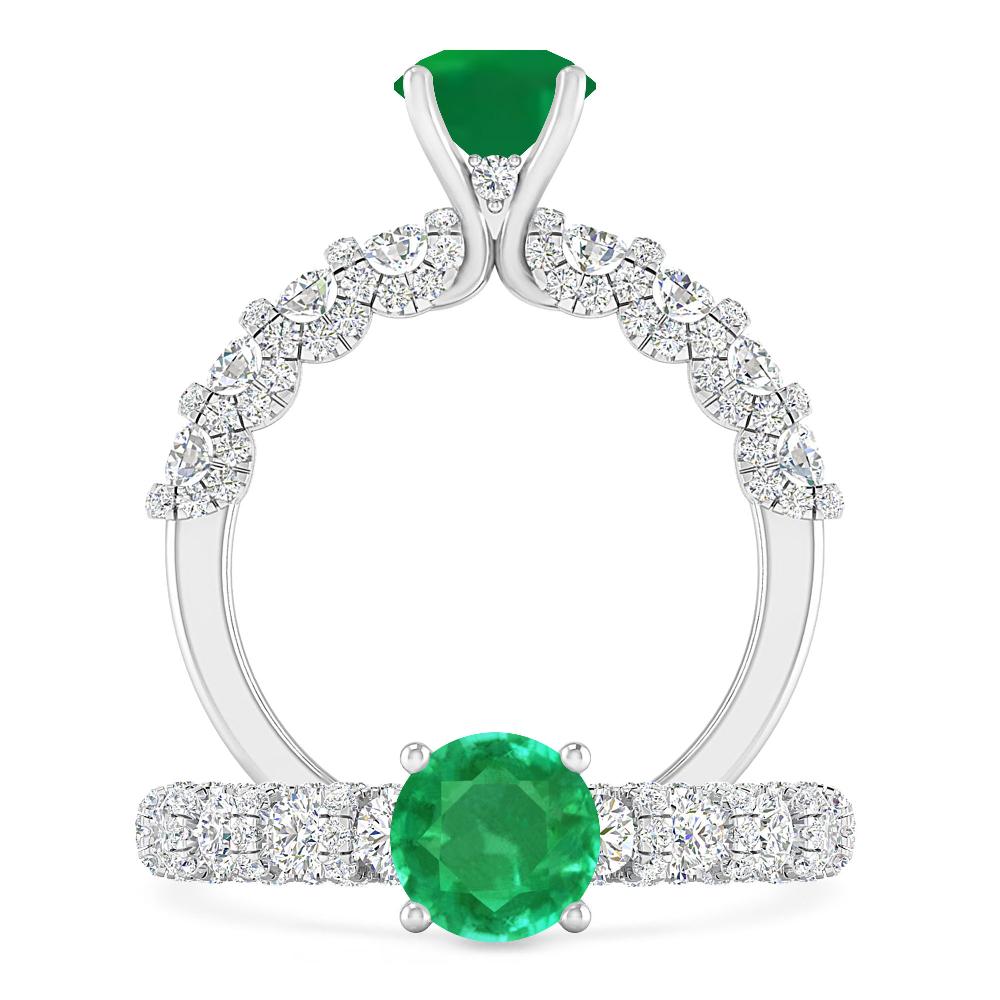 White Gold - Emerald