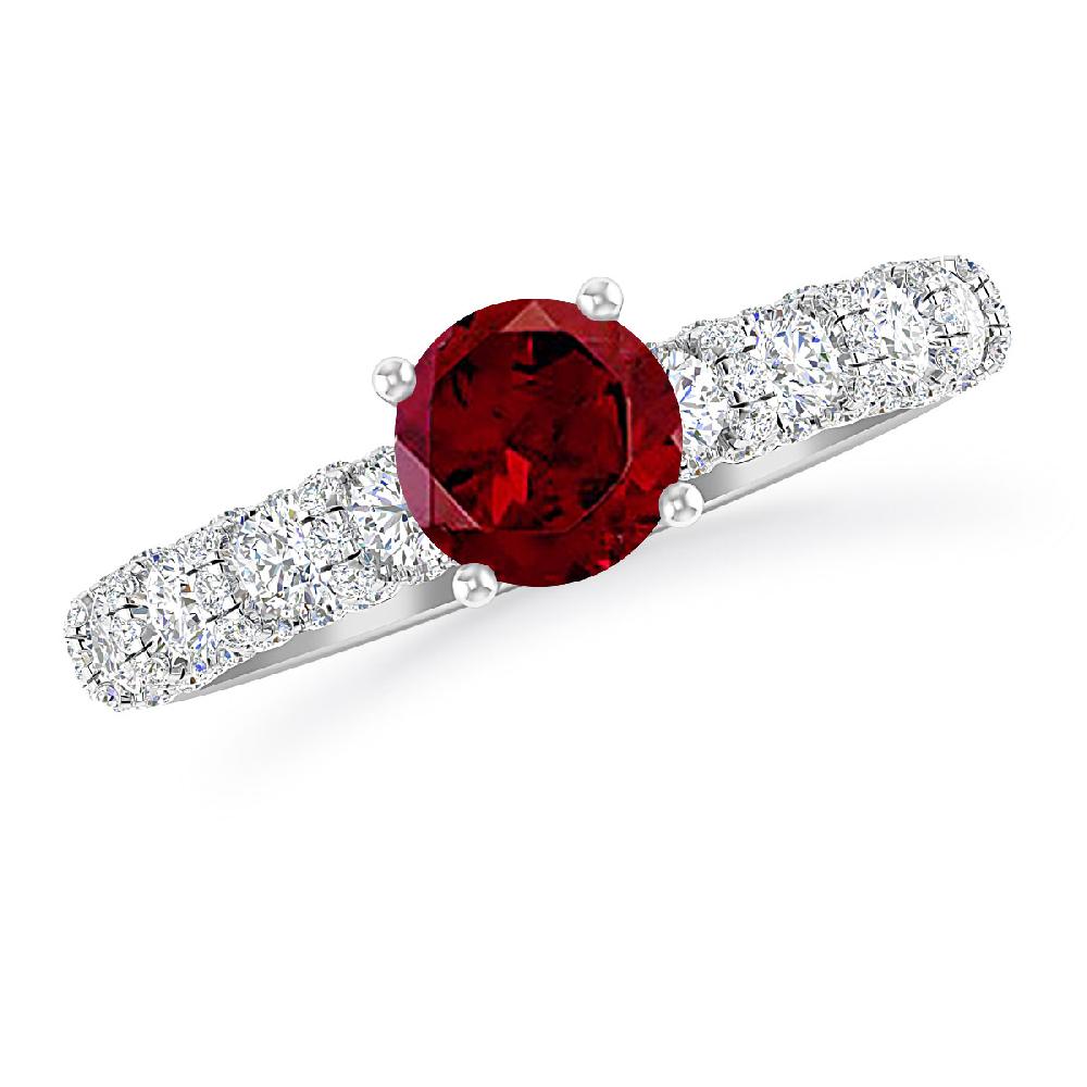 White Gold - Garnet