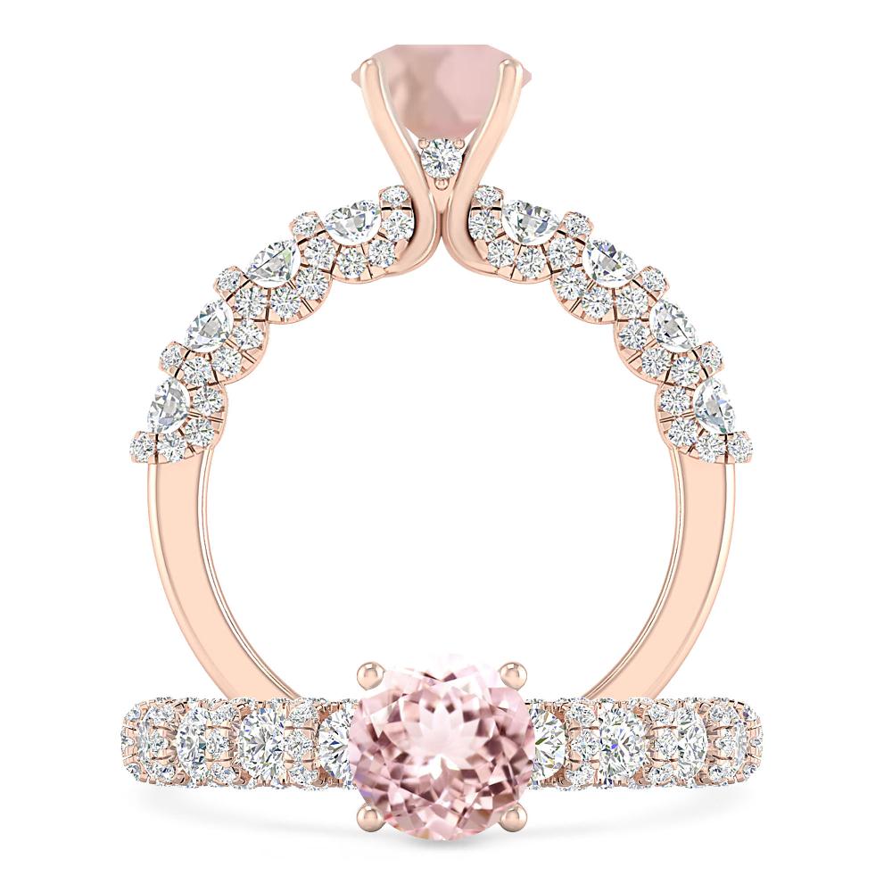Rose Gold - Morganite